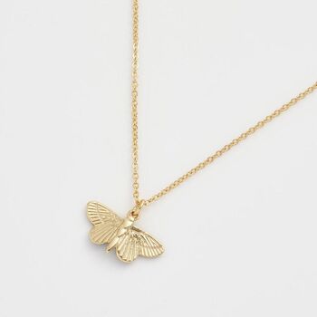 Deco Butterfly Blue Necklace, 4 of 7