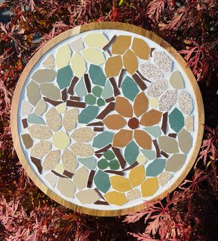 Floral Mosaic Placemat Plantstand Or Dish, 2 of 12