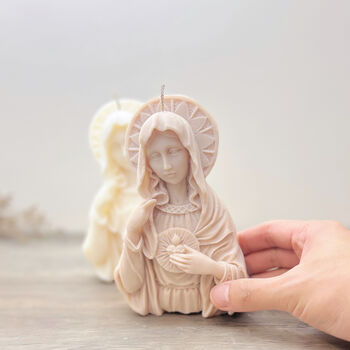 Virgin Mary Christmas Candle Christian Church Candles, 7 of 10