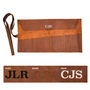 Personalised Leather Tool Roll In Brown, thumbnail 6 of 8
