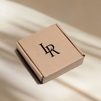 Navy And Pearlescent White Rectangle Earrings, 8 of 8