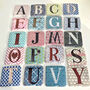 Alphabet Letter Coaster, thumbnail 1 of 2