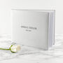 Personalised Luxury White Italian Leather Memoriam Book, thumbnail 11 of 12