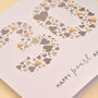 Personalised Love Hearts Pearl 30th Anniversary Card, thumbnail 5 of 9