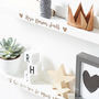 Personalised New Baby Heart Shelf, thumbnail 4 of 4