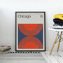 Chicago City Travel Print, thumbnail 1 of 4