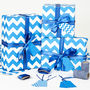 Recycled Chevron Wrapping Paper, thumbnail 1 of 2