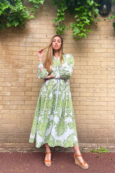 Axelle Green Dress, 4 of 5