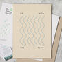 'Go With The Flow' Graphic Print, thumbnail 2 of 4