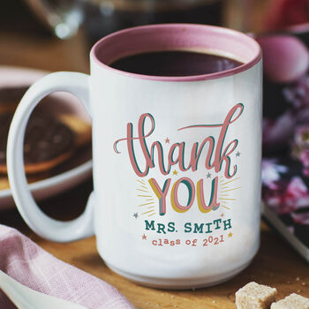 Personalised ‘Thank You’ Teacher Mug, 2 of 6