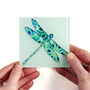 Dragonfly Coaster Set, thumbnail 5 of 12