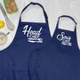 Head Chef And Sous Chef Matching Apron Set, thumbnail 2 of 11