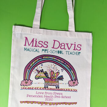 Personalised Nursery Teacher Bag, 9 of 12
