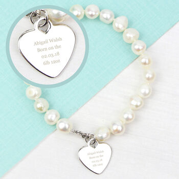 Personalised Pearl Message Bracelet Gift, 4 of 6