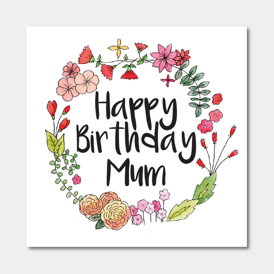 happy birthday mommy cards happy birthday mom cards to print ...