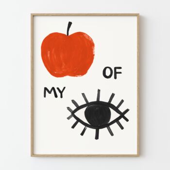 Apple Of My Eye Print, 5 of 5
