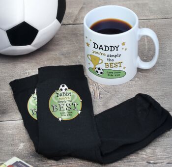 Personalised Fathers Day Mug And Socks Set, 4 of 4