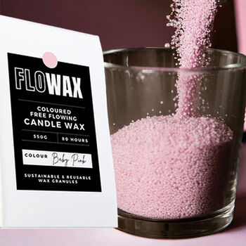 Coloured Pourable Candle Wax, 1000 Ml + 10 Wicks, 4 of 12