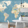 World Map Mural Wallpaper, thumbnail 3 of 3