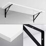 Set Of Two Floating White Wall Shelves, thumbnail 5 of 7