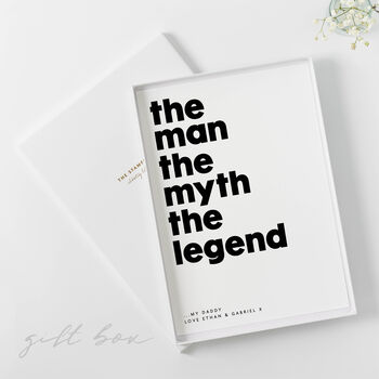 The Man The Myth The Legend Print, 3 of 6
