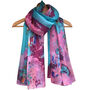 Large 'Summer Day' Pure Silk Scarf, thumbnail 1 of 3