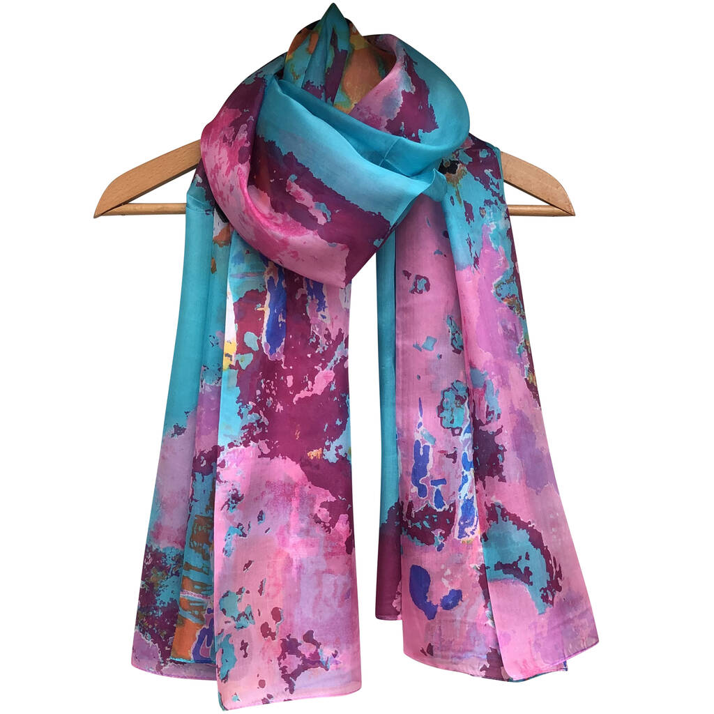 Large 'Summer Day' Pure Silk Scarf, 1 of 3