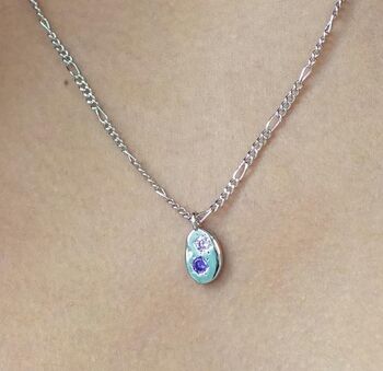 Gemstone Mini Pebble Necklace, 2 of 12