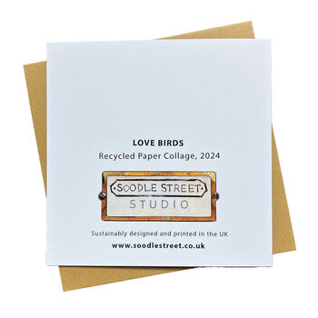 Love Birds Romantic Greetings Card, 2 of 4