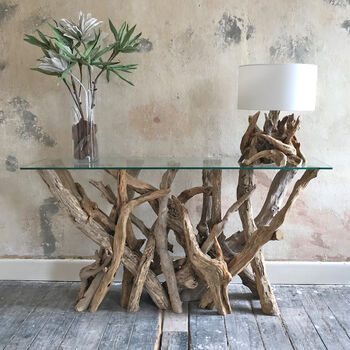'Stumpy Driftwood Table Lamp Base, 2 of 2