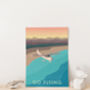 Go Flying Travel Poster Art Print, thumbnail 2 of 8