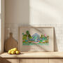 Cambridge University Botanic Garden Art Print Glasshouse Poster, thumbnail 2 of 4