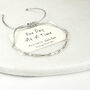 One Day At A Time Morse Code Bracelet In Sterling Silver 925, thumbnail 1 of 8