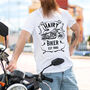 Personalised Hairy Biker Motorcycle Adult T Shirt, thumbnail 3 of 6
