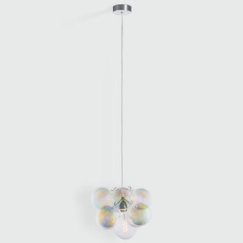 Iridescent Bubble Chandelier Light Small, 4 of 6