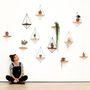Wall Mounted Plant Hanger In Powder Coated Steel, thumbnail 7 of 7