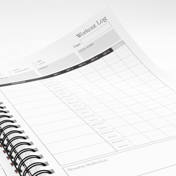 Workout Training Plans Log Book, 3 of 4