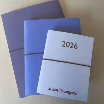 Personalised Travel And Adventure Leather Journal Diary, 5 of 12