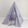 Blue Striped Cotton Teepee, thumbnail 1 of 3