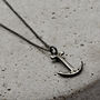 Personalised Men’s Anchor Necklace, thumbnail 1 of 6