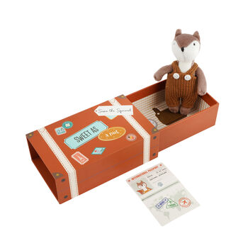 Wild Wanderers 'Susie The Squirrel' Matchbox Toy | Gift Boxed | Baby Shower, 3 of 6