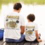 Fishing Club Father And Child Matching T Shirt Set, thumbnail 1 of 4