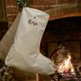 Personalised Embroidered Christmas Stocking, thumbnail 4 of 4