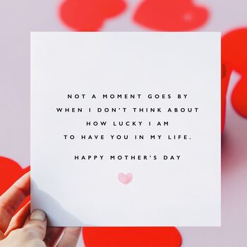 Not A Moment Goes By Mother's Day Card, 2 of 3