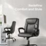 Ergonomic Office Chair With Adjustable Height And Tilt, thumbnail 3 of 9