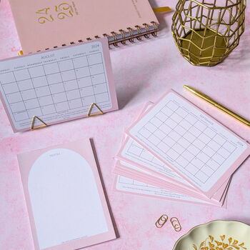 Personalised Luxury 2025 Weekly Diary| Planner| Hot Pink, 5 of 6