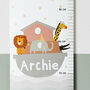 Personalised Noah's Ark Height Chart Christening Gift, thumbnail 3 of 5