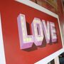 Love Hand Painted Sign, thumbnail 1 of 10
