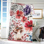 Floral Whisper Velour 90x180cm Cotton Beach Towels, thumbnail 1 of 2