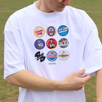 Formula One Legends Beer Mat Oversized T Shirt, 5 of 10